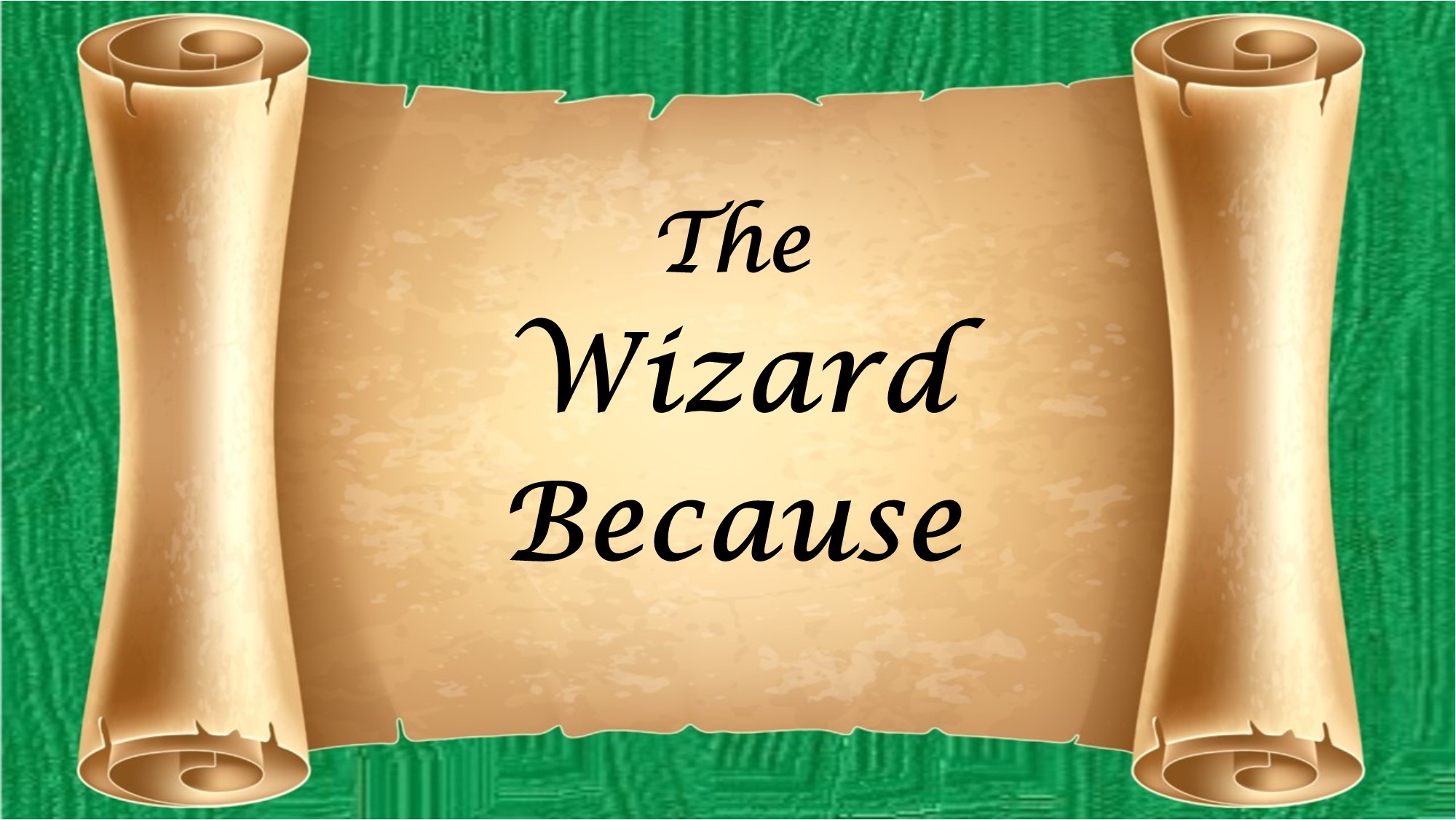 The Wizard Because